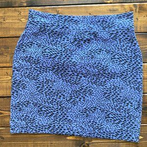 Soft Animal Print Mini Skirt